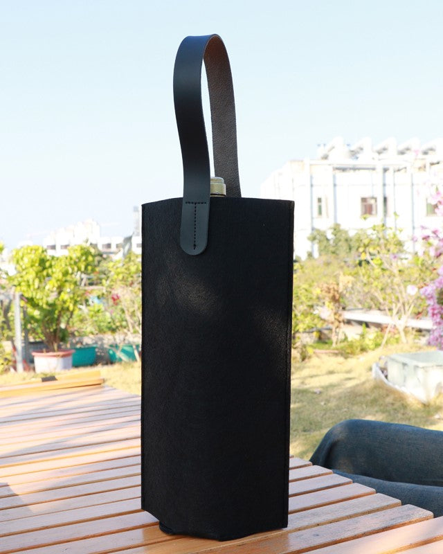 BOLSA DE FIELTRO PARA REGALO DE BOTELLA DE VINO
