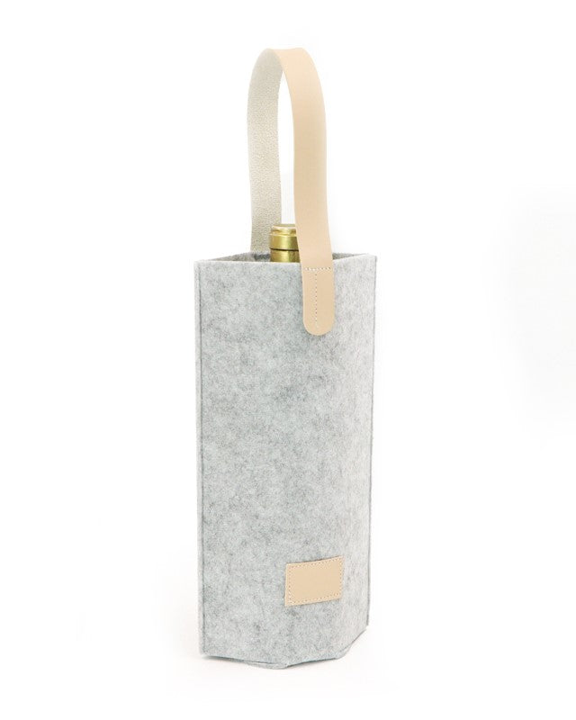 BOLSA DE FIELTRO PARA REGALO DE BOTELLA DE VINO