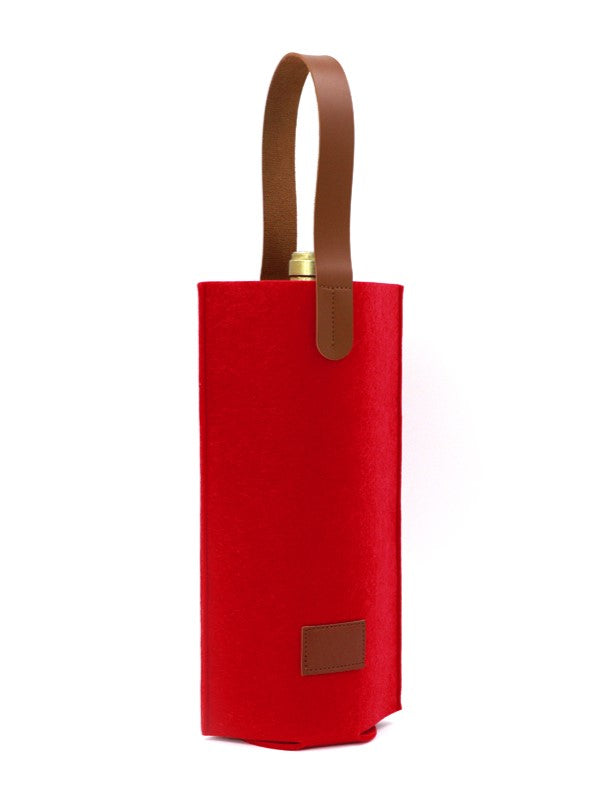 BOLSA DE FIELTRO PARA REGALO DE BOTELLA DE VINO