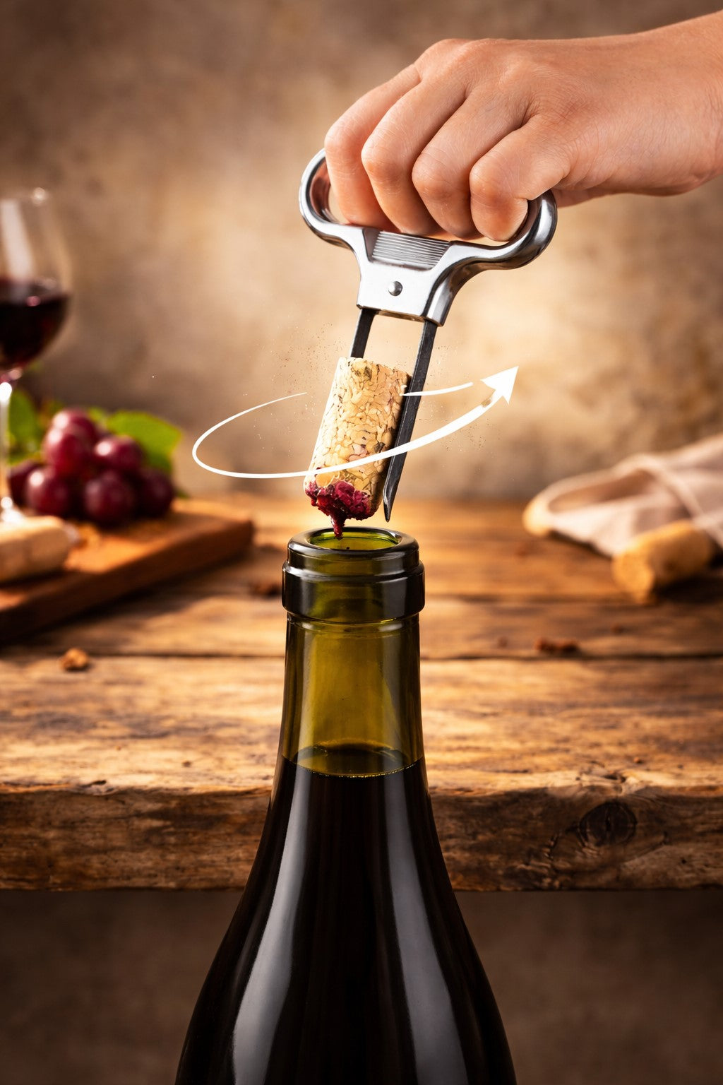 Sacacorchos Profesional de Láminas para Sumiller y amantes del vino.