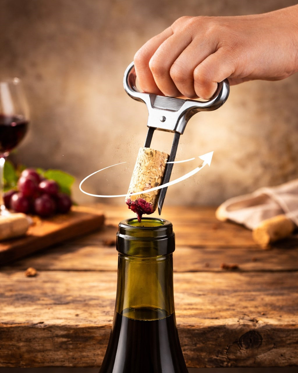 Sacacorchos Profesional de Láminas para Sumiller y amantes del vino.