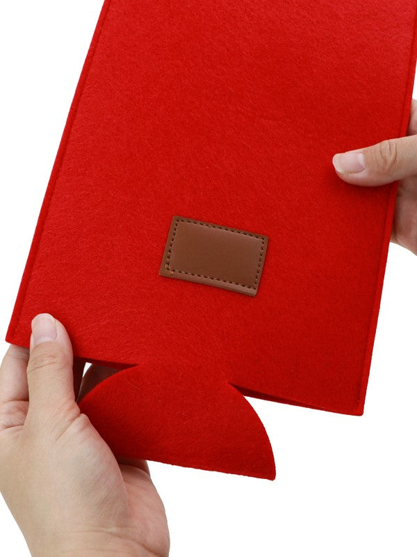 BOLSA DE FIELTRO PARA REGALO DE BOTELLA DE VINO